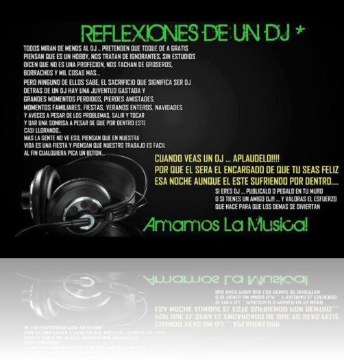 Refexiones de un Dj