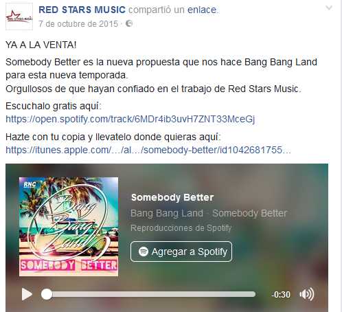 Open in Spotify Red Stars Music Somedy Better Bang Banc